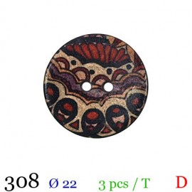 Boutons motif