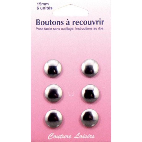 Boutons à recouvrir