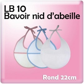 Bavoir rond à broder