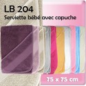 Serviette bébé à capuche