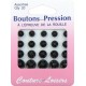 Boutons pression assorties x20