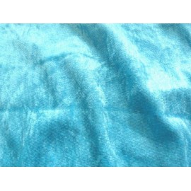 Panne de velours Turquoise