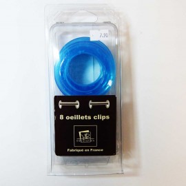 Oeillet clip transparent