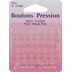 Bout. pression nylon invisible