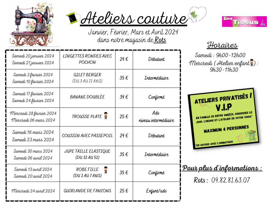 ateliers 2024